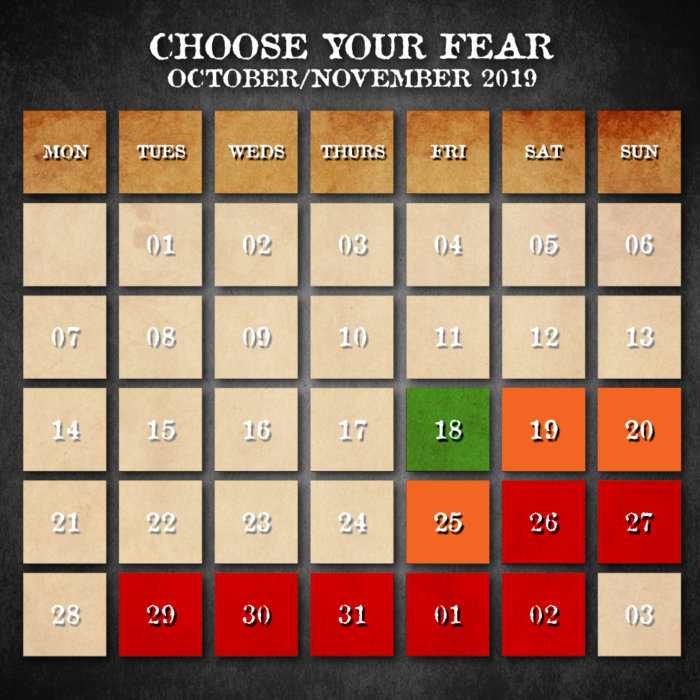 FEAR Calendar 2019